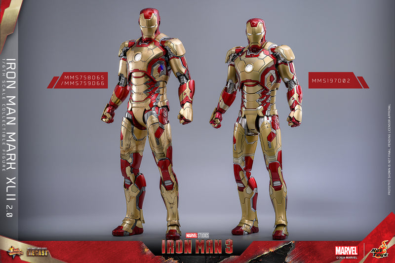 Load image into Gallery viewer, Hot Toys - Iron Man 3 - Iron Man Mark XLII (2.0)

