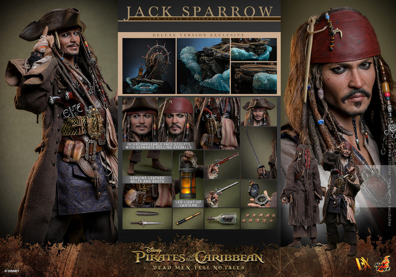 Load image into Gallery viewer, Hot Toys - Pirates of the Caribbean Dead Men Tell No Tales - Jack Sparrow (Deluxe Version)
