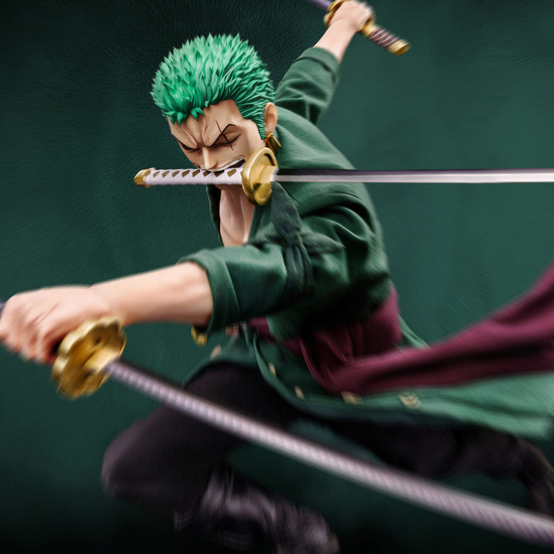 Load image into Gallery viewer, Jimei Palace X Cosmic Creations - One Piece Pixel Poses - Roronoa Zoro (Deluxe) 1/6 Scale Figure
