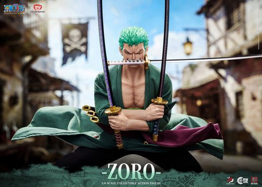 Jimei Palace X Cosmic Creations - One Piece Pixel Poses - Roronoa Zoro (Deluxe) 1/6 Scale Figure