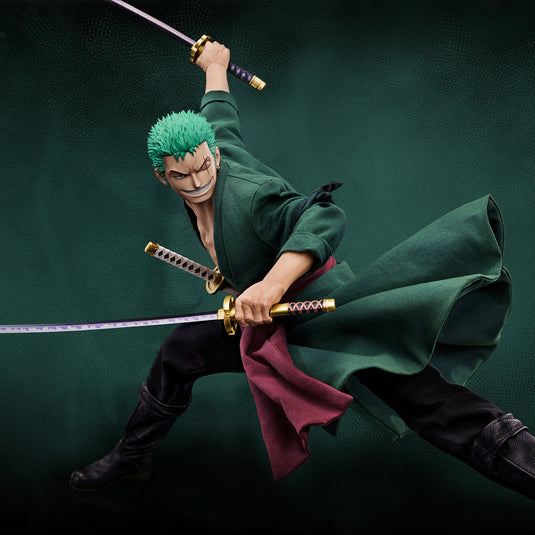 Jimei Palace X Cosmic Creations - One Piece Pixel Poses - Roronoa Zoro 1/6 Scale Figure