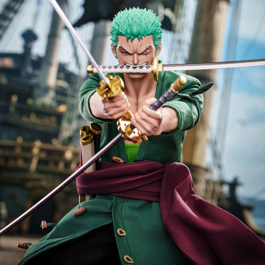 Jimei Palace X Cosmic Creations - One Piece Pixel Poses - Roronoa Zoro 1/6 Scale Figure