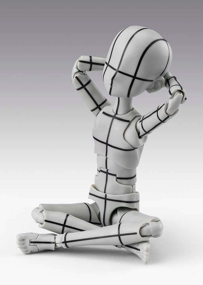 Load image into Gallery viewer, Bandai - S.H.Figuarts Body-Kun Ken Sugimori Edition (Wireframe) (Gray Colour Ver.)
