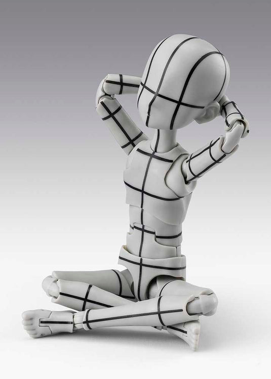 Bandai - S.H.Figuarts Body-Kun Ken Sugimori Edition (Wireframe) (Gray Colour Ver.)