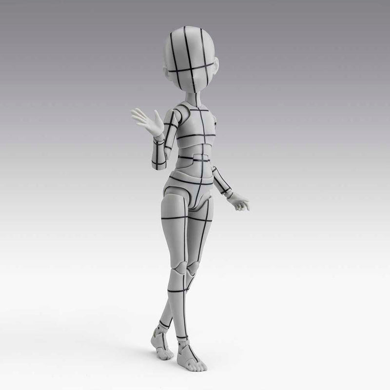 Load image into Gallery viewer, Bandai - S.H.Figuarts Body-Chan Ken Sugimori Edition (Wireframe) (Gray Colour Ver.)
