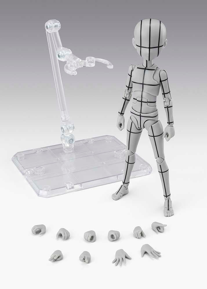 Load image into Gallery viewer, Bandai - S.H.Figuarts Body-Kun Ken Sugimori Edition (Wireframe) (Gray Colour Ver.)
