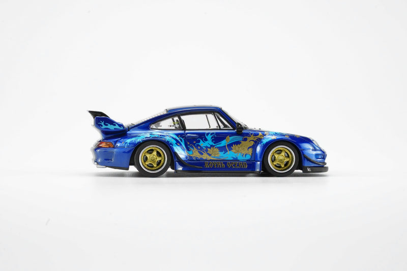 Load image into Gallery viewer, MotorHelix - RWB 993 (Royal Ocean) 1/64 Scale Diecast Model Car (M62206)
