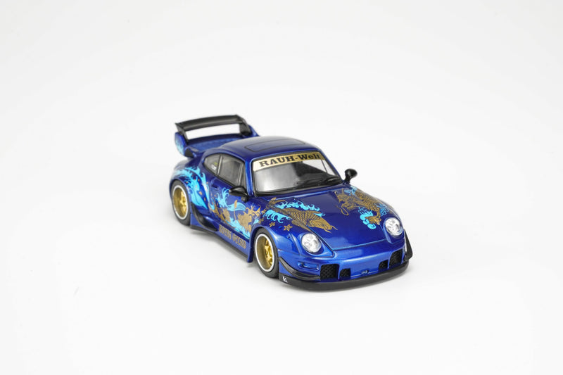 Load image into Gallery viewer, MotorHelix - RWB 993 (Royal Ocean) 1/64 Scale Diecast Model Car (M62206)
