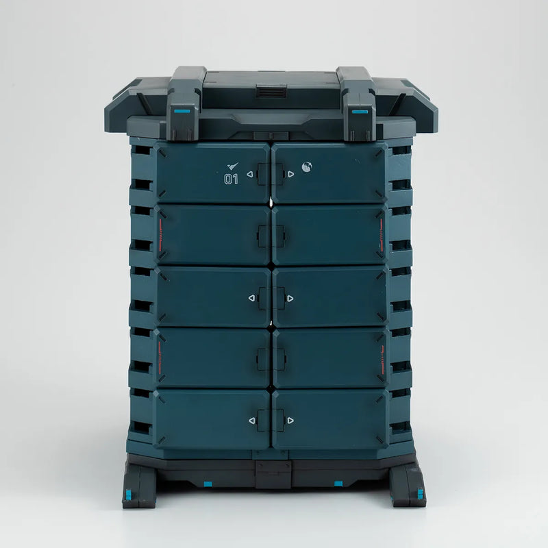 Load image into Gallery viewer, Bandai - Mobile Suit Gundam - The Witch From Mercury Realistic Model Series G Structure - GS07-A MS Container (Weathering Color Edition)
