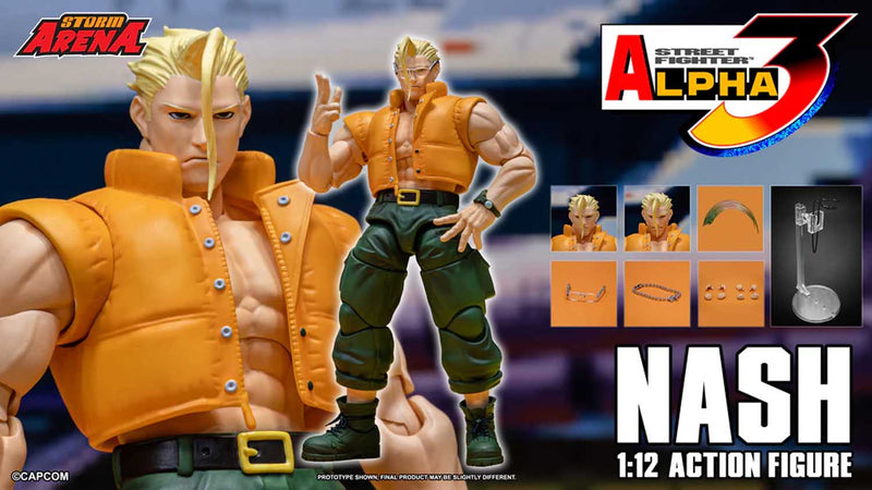 Load image into Gallery viewer, Storm Collectibles - Storm Arena: Street Fighter Alpha 3 - Nash 1/12 Scale
