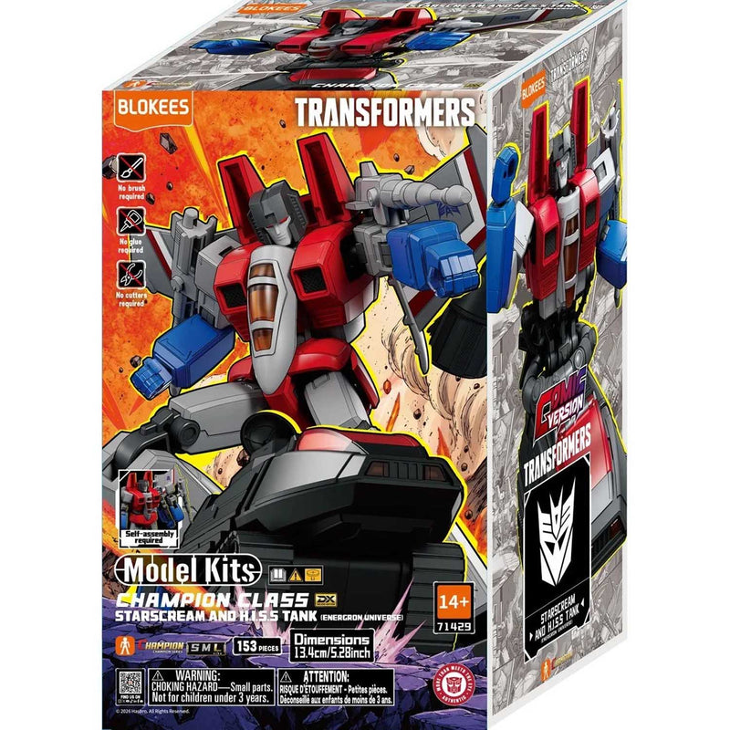 Load image into Gallery viewer, Blokees - Transformers DX Champion Class - CC29 Starscream and H.I.S.S. Tank (Energon Universe)
