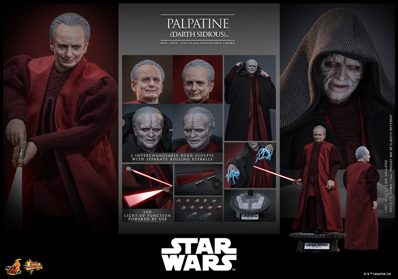Load image into Gallery viewer, Hot Toys - Star Wars: Revenge of the Sith - Palpatine (Darth Sidious)

