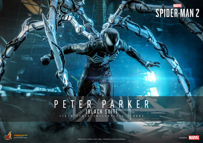 Load image into Gallery viewer, Hot Toys - Marvel&#39;s Spider-Man 2 - Peter Parker (Black Suit)
