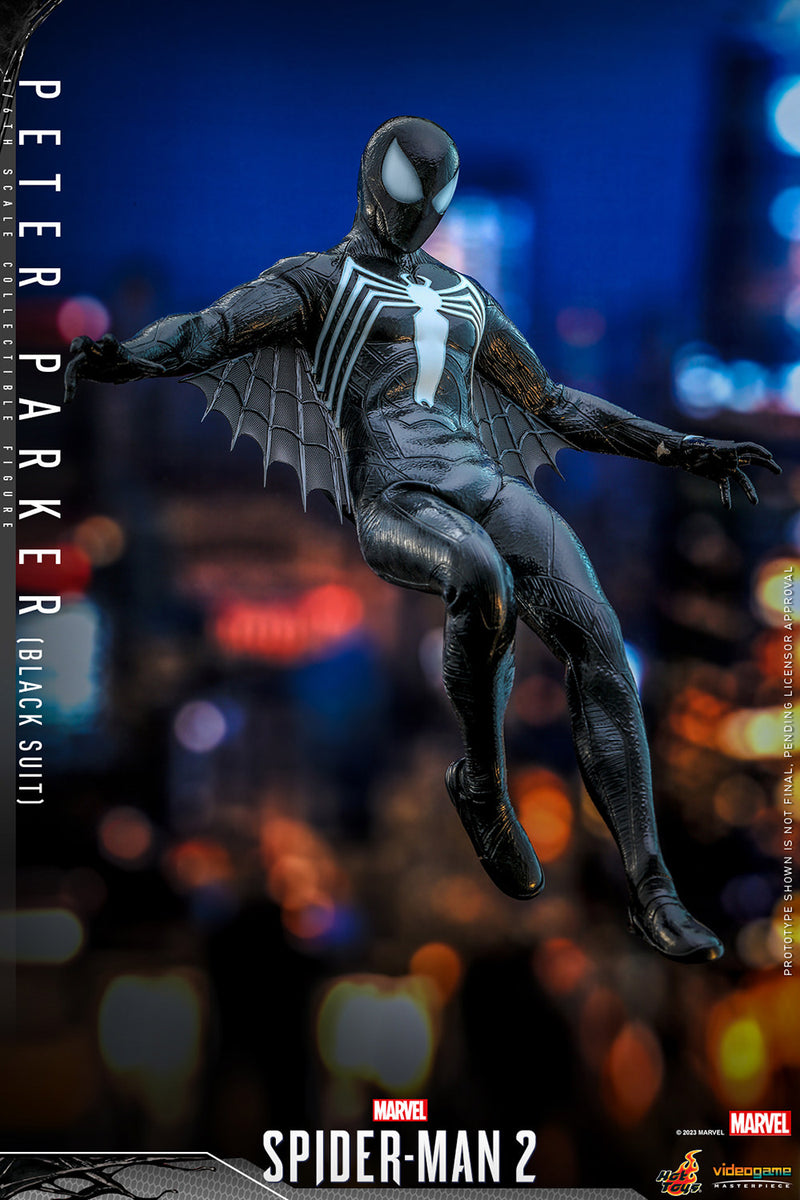 Load image into Gallery viewer, Hot Toys - Marvel&#39;s Spider-Man 2 - Peter Parker (Black Suit)
