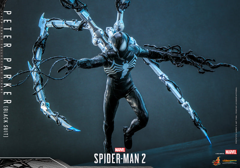 Load image into Gallery viewer, Hot Toys - Marvel&#39;s Spider-Man 2 - Peter Parker (Black Suit)
