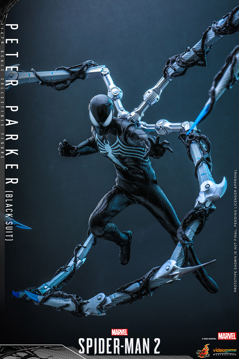 Load image into Gallery viewer, Hot Toys - Marvel&#39;s Spider-Man 2 - Peter Parker (Black Suit)
