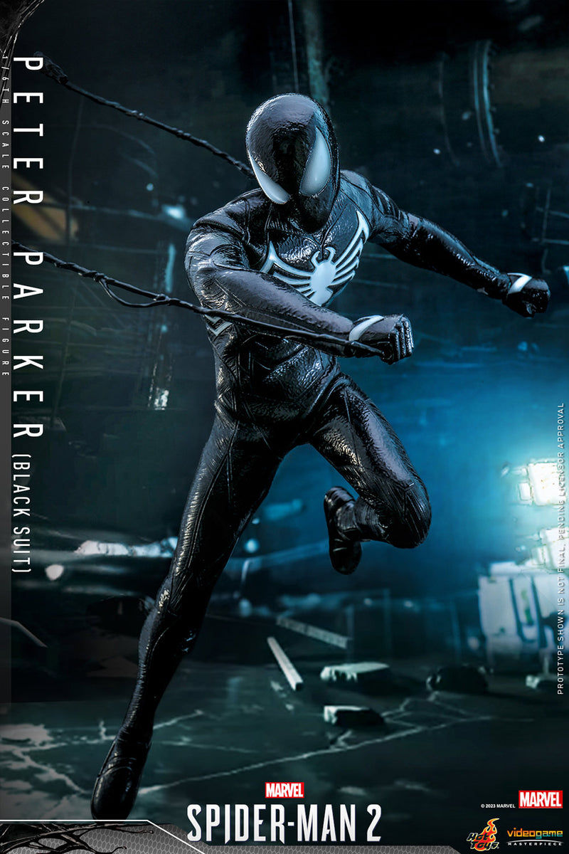 Load image into Gallery viewer, Hot Toys - Marvel&#39;s Spider-Man 2 - Peter Parker (Black Suit)
