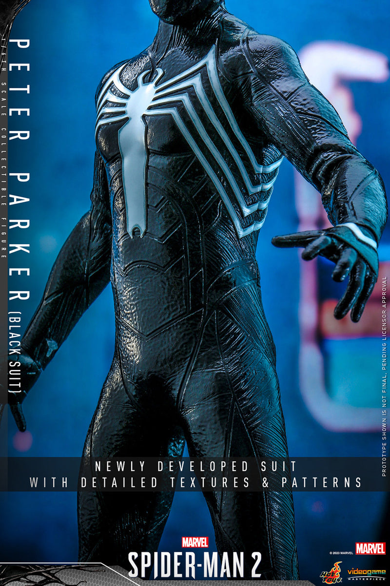 Load image into Gallery viewer, Hot Toys - Marvel&#39;s Spider-Man 2 - Peter Parker (Black Suit)
