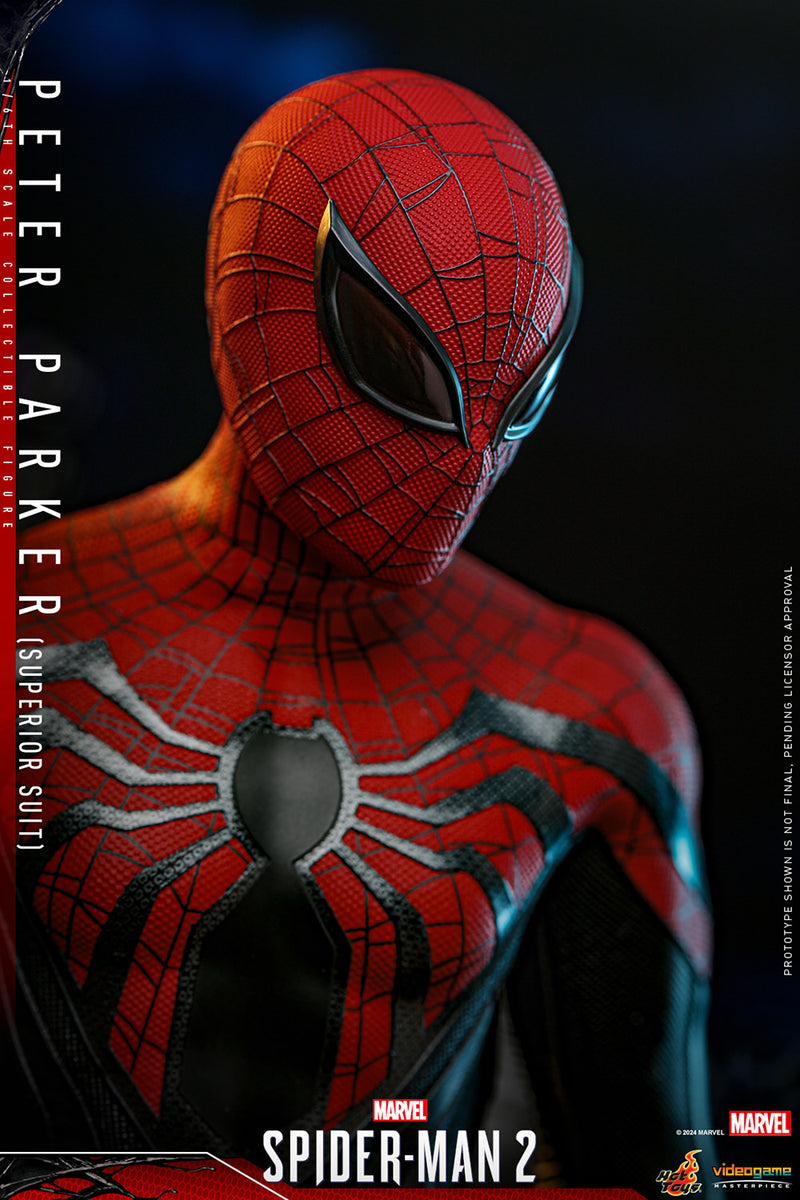 Load image into Gallery viewer, Hot Toys - Marvel&#39;s Spider-Man 2 - Peter Parker (Superior Suit)
