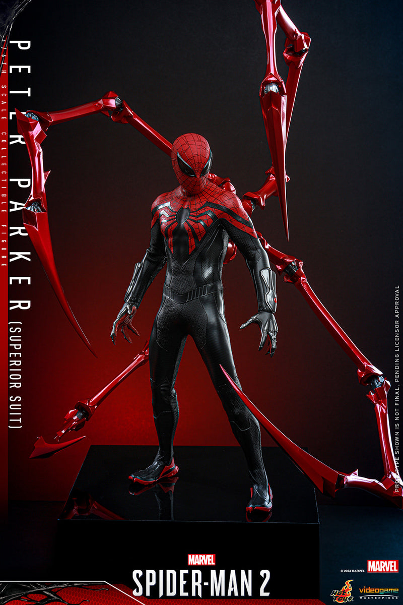 Load image into Gallery viewer, Hot Toys - Marvel&#39;s Spider-Man 2 - Peter Parker (Superior Suit)
