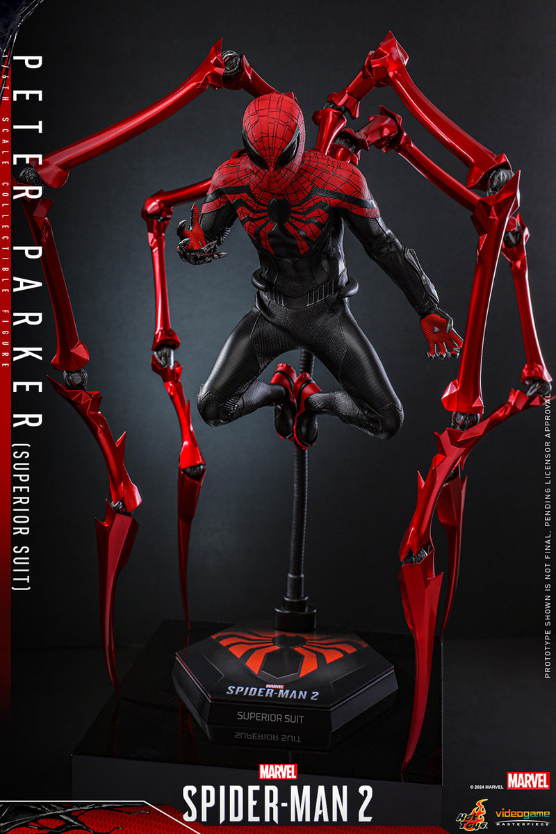 Load image into Gallery viewer, Hot Toys - Marvel&#39;s Spider-Man 2 - Peter Parker (Superior Suit)
