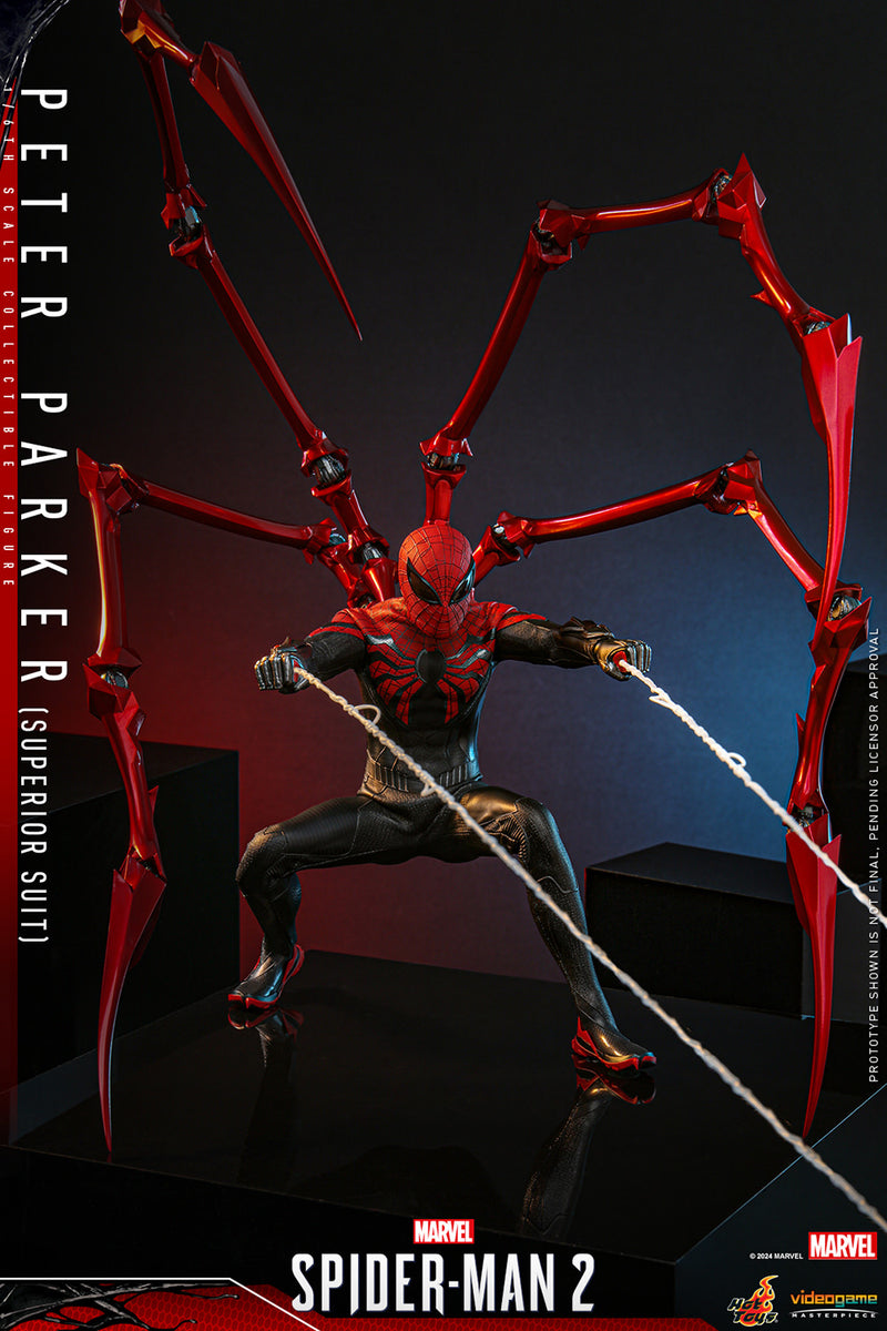 Load image into Gallery viewer, Hot Toys - Marvel&#39;s Spider-Man 2 - Peter Parker (Superior Suit)
