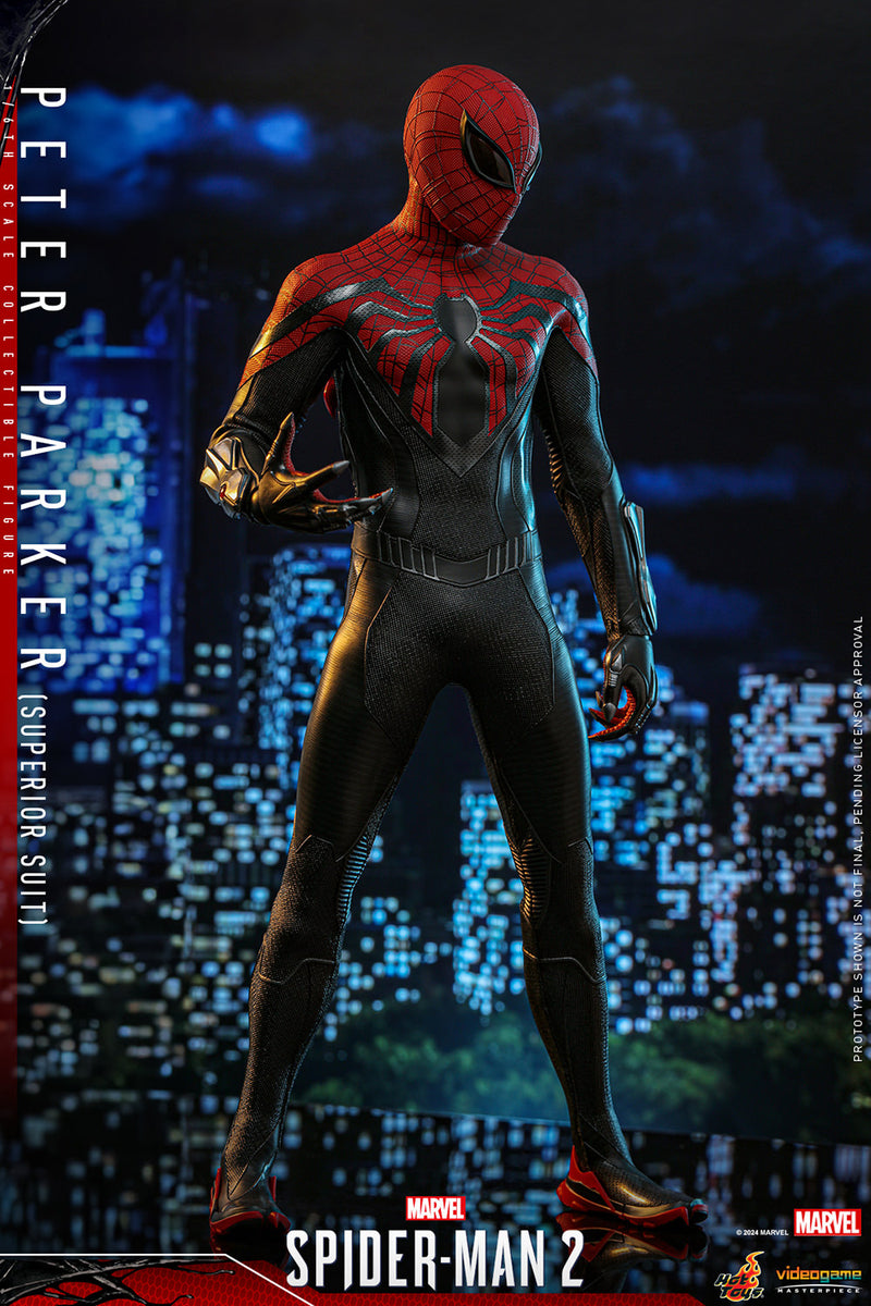 Load image into Gallery viewer, Hot Toys - Marvel&#39;s Spider-Man 2 - Peter Parker (Superior Suit)
