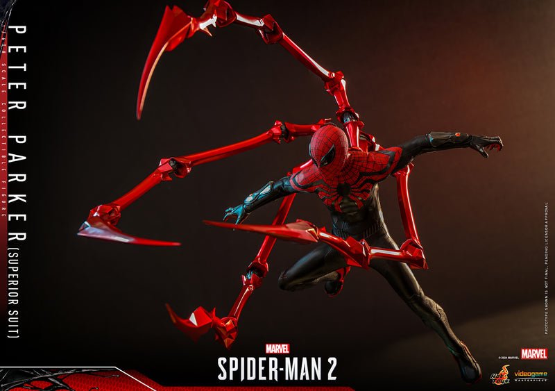 Load image into Gallery viewer, Hot Toys - Marvel&#39;s Spider-Man 2 - Peter Parker (Superior Suit)
