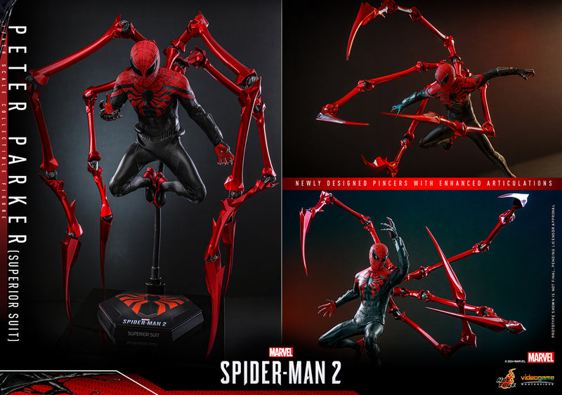 Load image into Gallery viewer, Hot Toys - Marvel&#39;s Spider-Man 2 - Peter Parker (Superior Suit)
