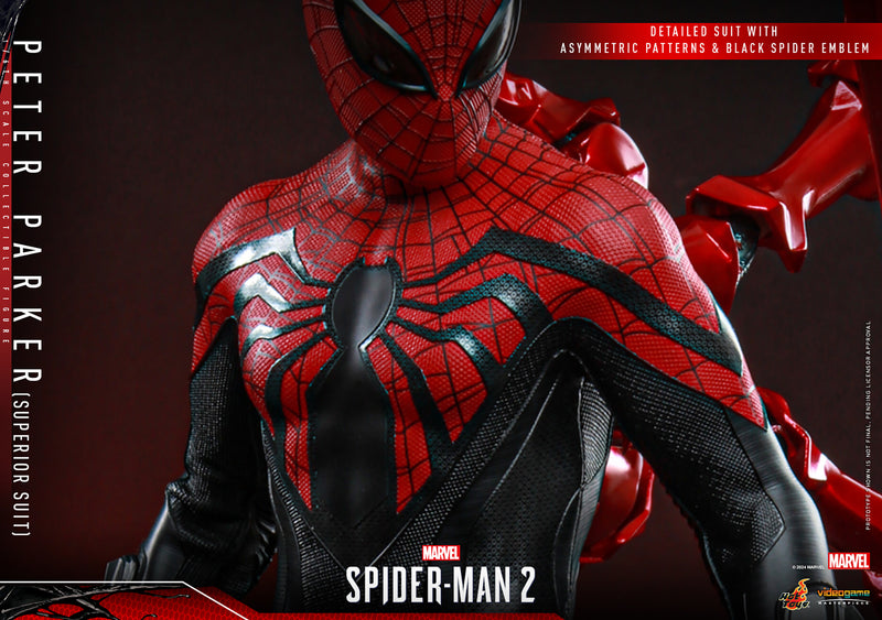 Load image into Gallery viewer, Hot Toys - Marvel&#39;s Spider-Man 2 - Peter Parker (Superior Suit)
