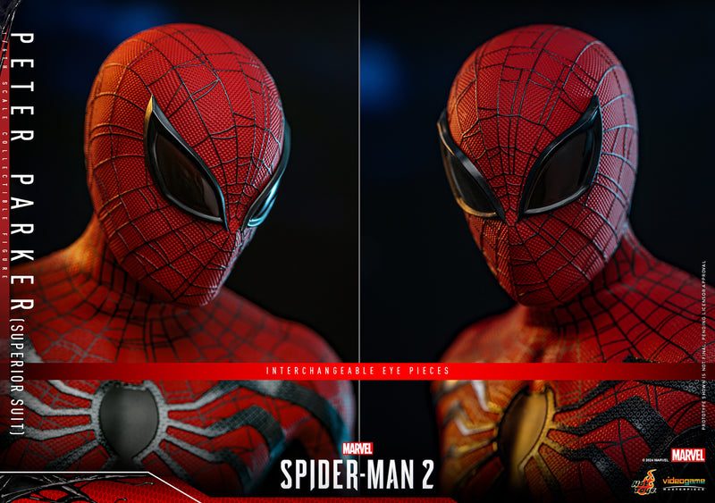 Load image into Gallery viewer, Hot Toys - Marvel&#39;s Spider-Man 2 - Peter Parker (Superior Suit)
