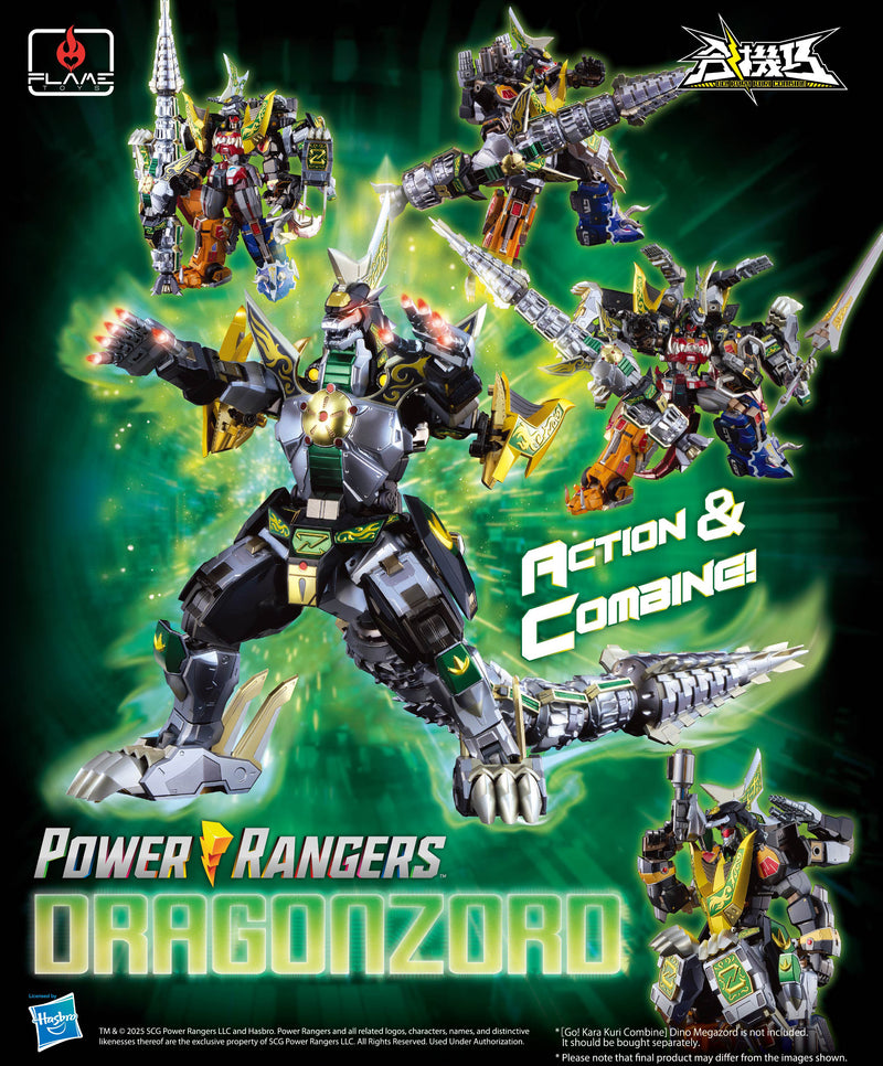 Load image into Gallery viewer, Flame Toys - Go! Kara Kuri Combine: Mighty Morphin Power Rangers - Dragonzord
