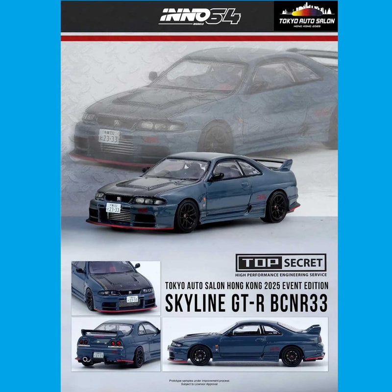 Load image into Gallery viewer, INNO64 - GT-R R33 and R35 Set of 2 (TASHK 2025) 1/64 Scale Diecast Model Cars
