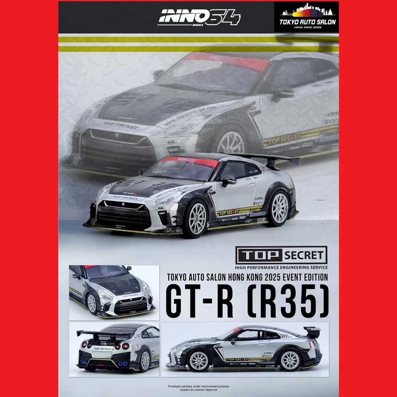 Load image into Gallery viewer, INNO64 - GT-R R33 and R35 Set of 2 (TASHK 2025) 1/64 Scale Diecast Model Cars
