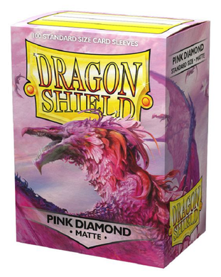 Dragon Shield - 100CT Matte Pink Diamond