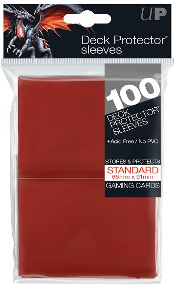 Ultra PRO - Gloss Sleeves: Red 100CT