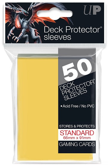 Ultra PRO - Gloss Sleeves: Yellow 50CT