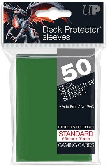 Ultra PRO - Gloss Sleeves: Green 50CT