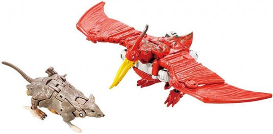 Takara - Transformers War for Cybertron: Rattrap VS Terrorsaur Set (Premium Finish)