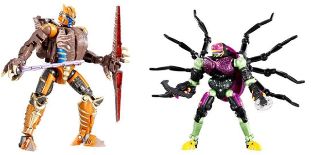 Load image into Gallery viewer, Takara - Transformers War for Cybertron: Dinobot VS Tarantulas Set (Premium Finish)
