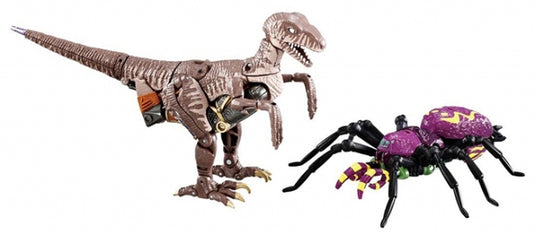 Takara - Transformers War for Cybertron: Dinobot VS Tarantulas Set (Premium Finish)