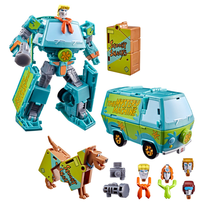 Load image into Gallery viewer, Transformers Scooby Doo Mysterious Prime &amp; Automutt
