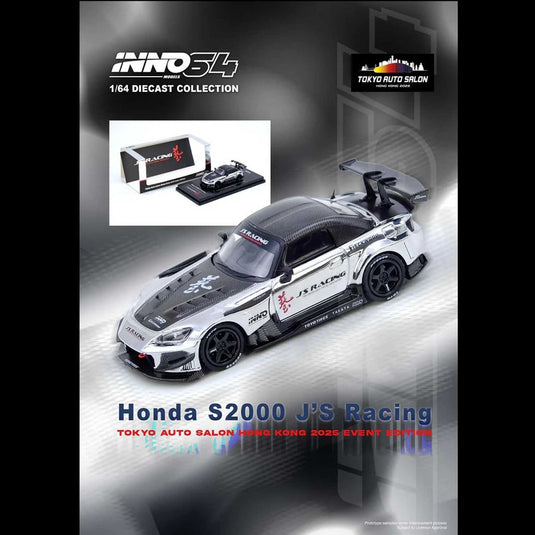 INNO64 - Honda S2000 J's Racing (TASHK 2025) 1/64 Scale Diecast Model Cars