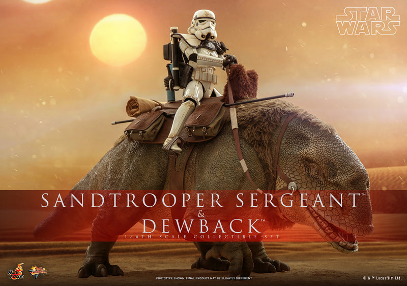 Load image into Gallery viewer, Hot Toys - Star Wars A New Hope - Sandtrooper Sergeant and Dewback
