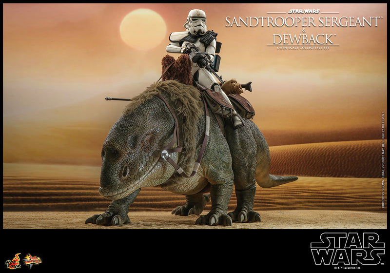 Load image into Gallery viewer, Hot Toys - Star Wars A New Hope - Sandtrooper Sergeant and Dewback
