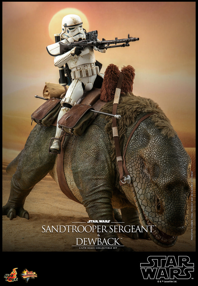 Load image into Gallery viewer, Hot Toys - Star Wars A New Hope - Sandtrooper Sergeant and Dewback
