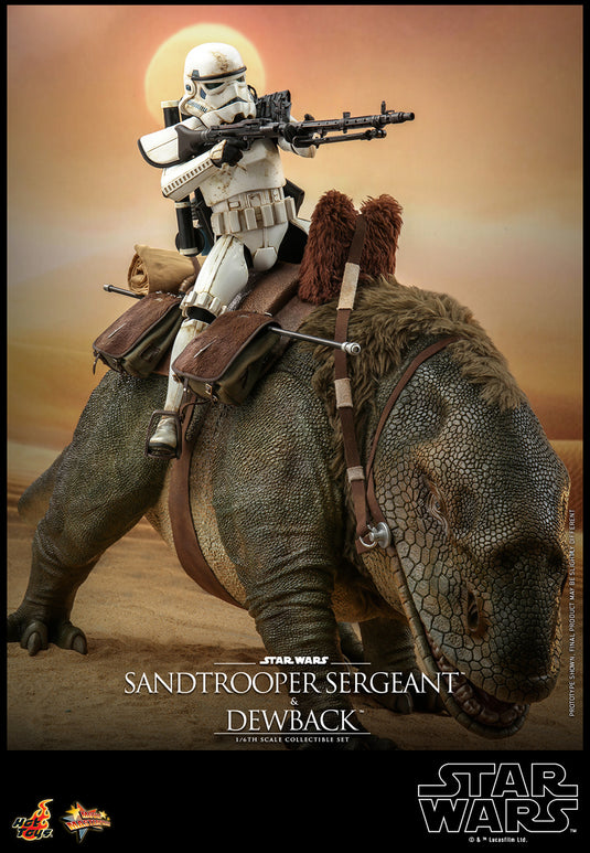 Hot Toys - Star Wars A New Hope - Sandtrooper Sergeant and Dewback