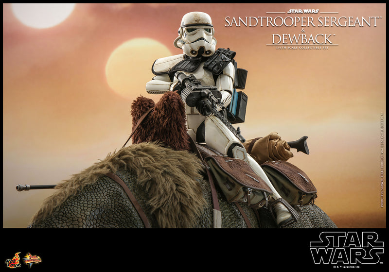 Load image into Gallery viewer, Hot Toys - Star Wars A New Hope - Sandtrooper Sergeant and Dewback
