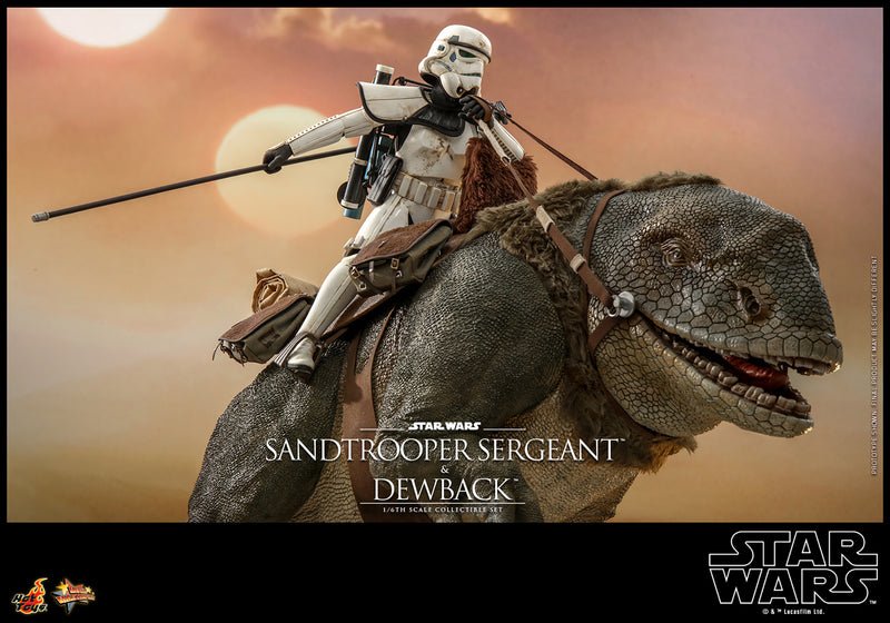 Load image into Gallery viewer, Hot Toys - Star Wars A New Hope - Sandtrooper Sergeant and Dewback
