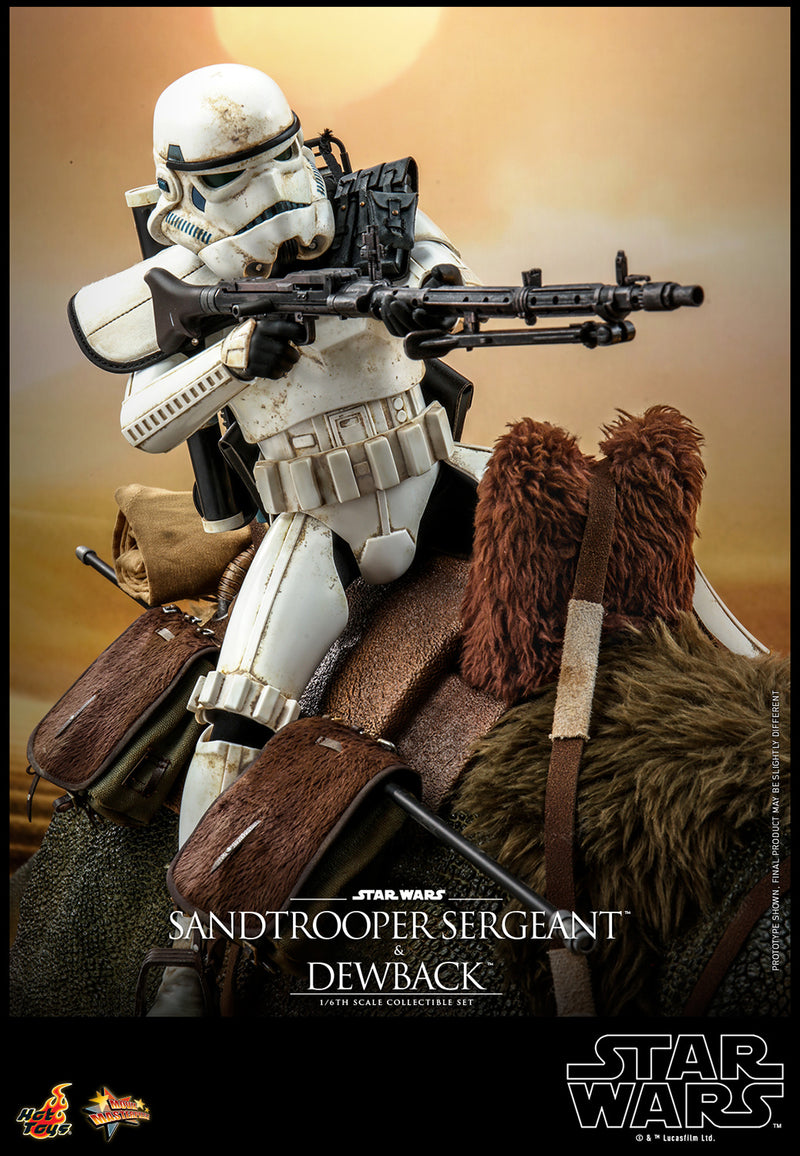 Load image into Gallery viewer, Hot Toys - Star Wars A New Hope - Sandtrooper Sergeant and Dewback
